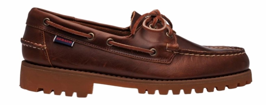 Homme Sebago | Sebago Hommes Ranger Waxy Brown Gum