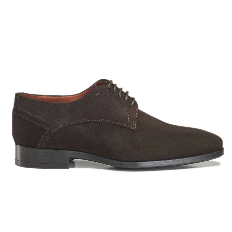 Homme Greve | Chaussures De Ville Greve Ribolla Dark Brown Velvet