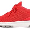 Femme FitFlop | Baskets Fitflop Women Vitamin Ffx Knit Sports Sneakers Neon Orange