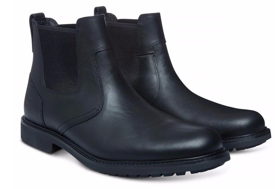 Homme Timberland | Timberland Men Stormbuck Chelsea Black