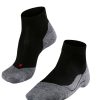 Accessoires Falke | Chaussettes De Course Falke Ru4 Short Men Black Mix