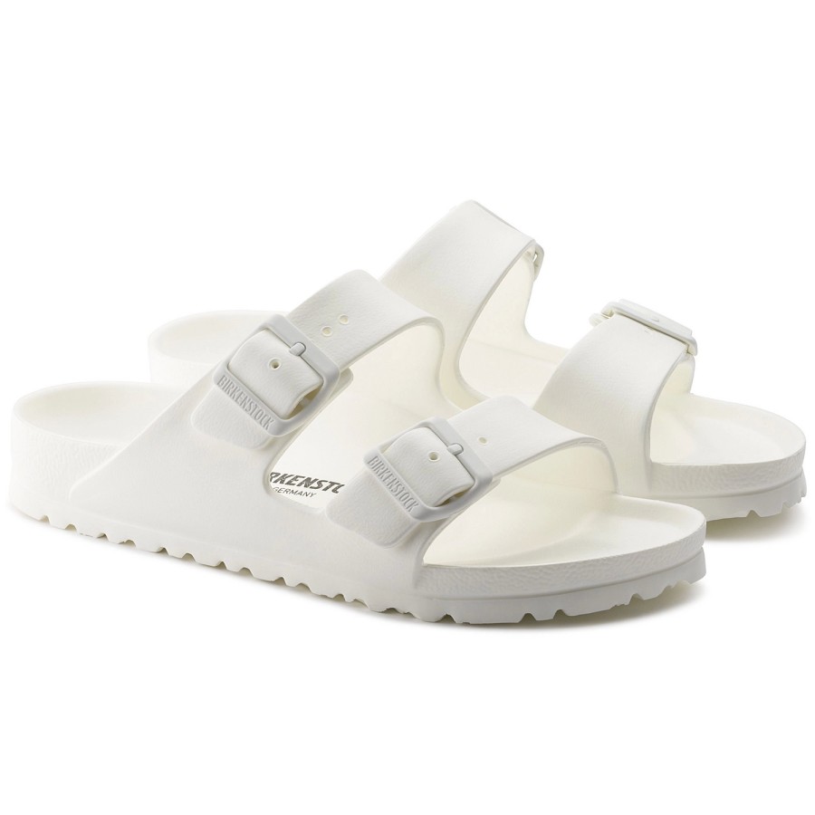 Homme Birkenstock | Sandales Birkenstock Unisexe Arizona Eva White Regular