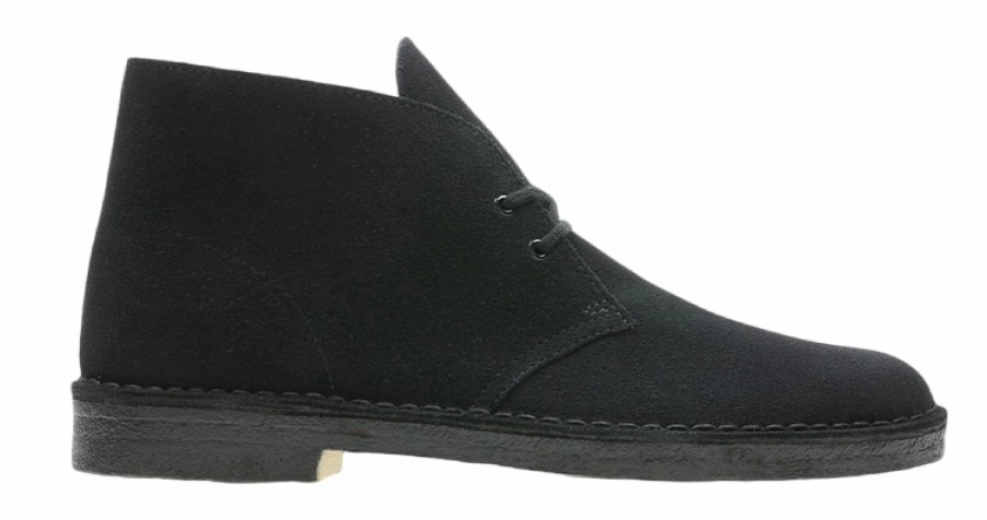 Homme Clarks Originals | Chaussures Clarks Originals Homme Desert Boot Black Suede 2021