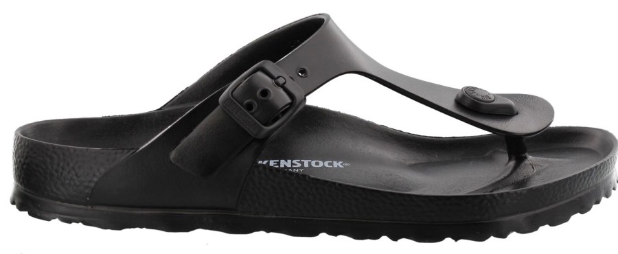 Homme Birkenstock | Tongs Birkenstock Unisexe Gizeh Eva Black Regular