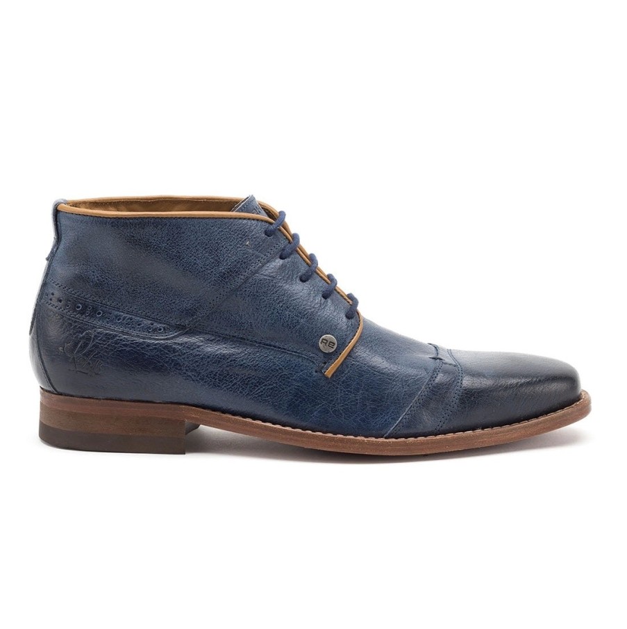 Homme Rehab | Chaussure A Lacets Rehab Lector Indigo