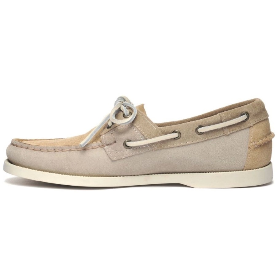 Homme Sebago | Chaussures Bateau Sebago Men Rossisland Jib Shadow Warm Sand