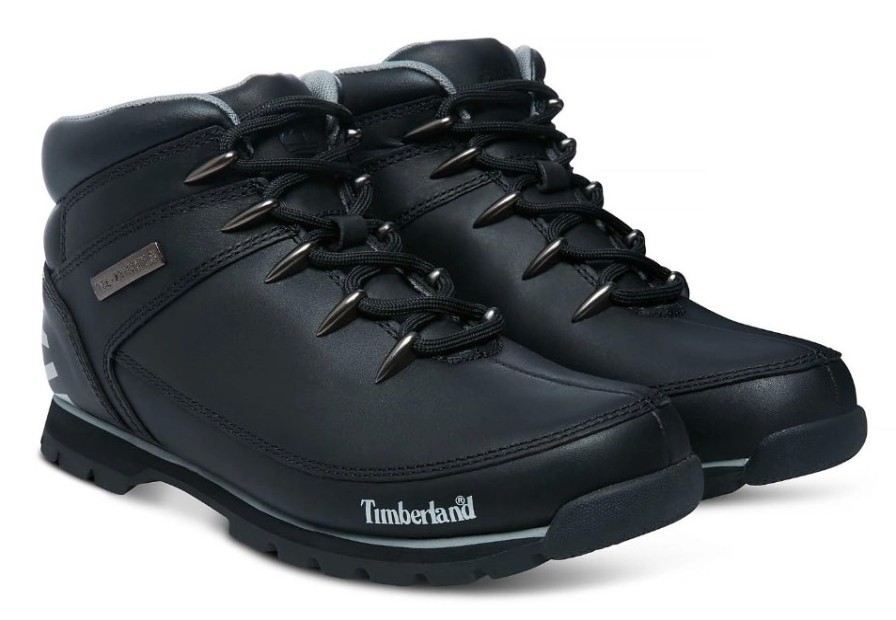 Homme Timberland | Imberland Men'S Euro Sprint Hiker Black Reflective