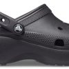 Femme Crocs | Sandales Crocs Women Classic Platform Clog Black