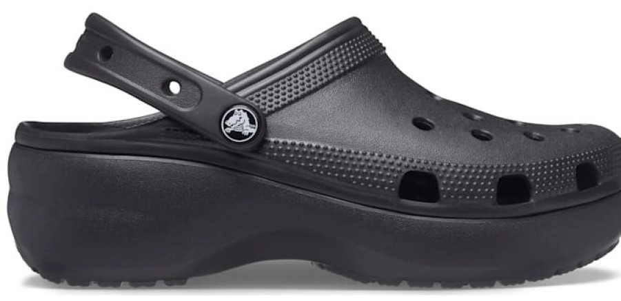 Femme Crocs | Sandales Crocs Women Classic Platform Clog Black