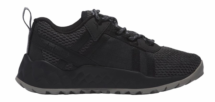 Enfant Timberland | Basket Timberland Solar Wave Lt Low Enfant Black Mesh W Grey