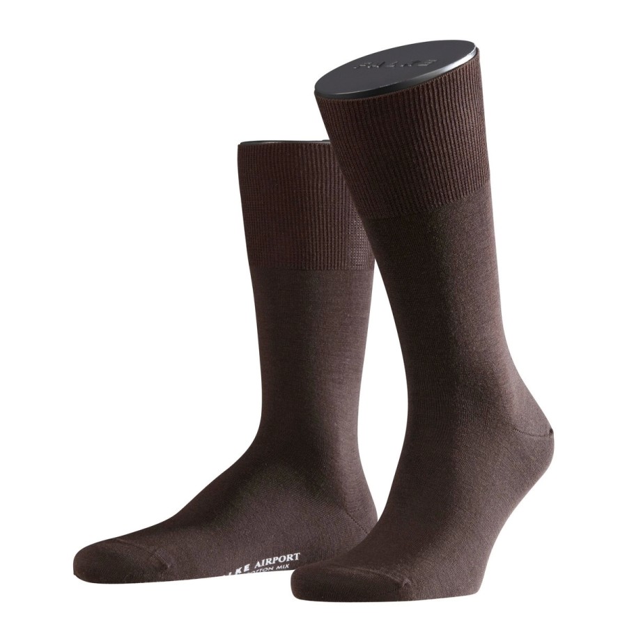 Accessoires Falke | Chaussettes Falke Airport So Brown Marron