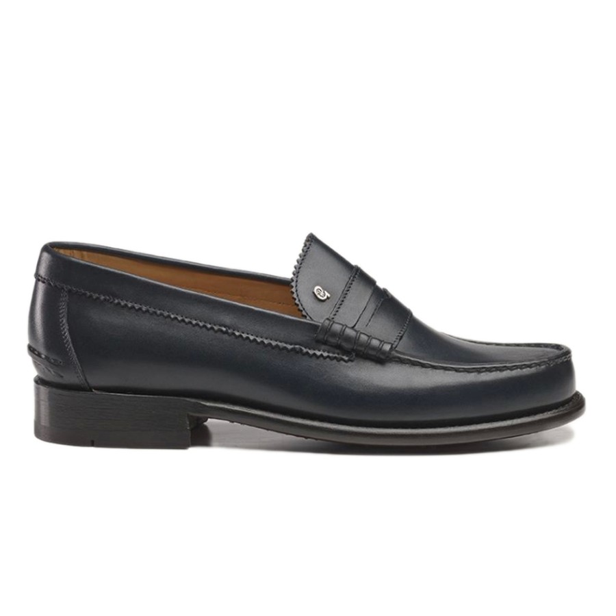 Homme Greve | Mocassins Greve Kansas K Blue Calfs