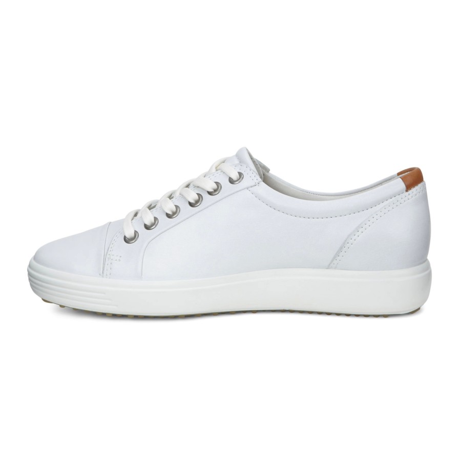 Femme Ecco | Baskets Ecco Femme Soft 7 White Droid