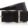 Accessoires Castelijn & Beerens | Ceinture Castelijn & Beerens Dubbelzijdig Noir