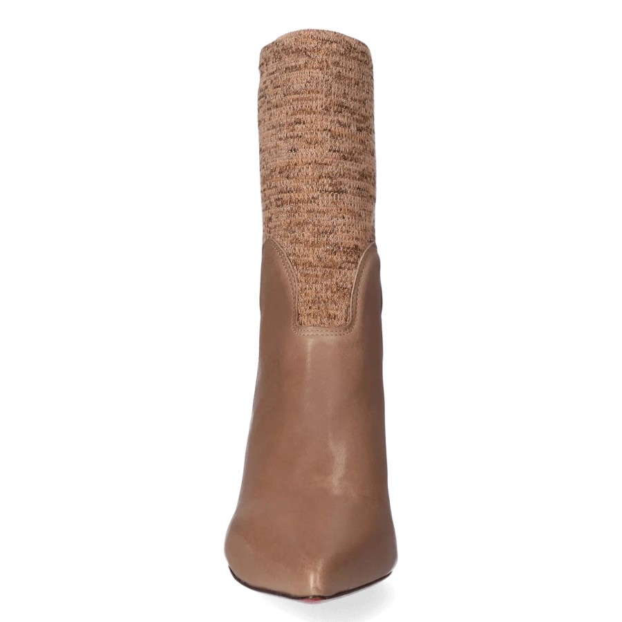 Femme Jan Jansen | Bottines Jansen Women Camille Lotos Beige Licra Estocolmo