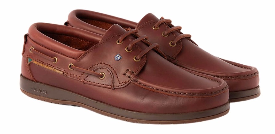 Homme Dubarry | Chaussures Bateau Dubarry Homme Commodore Extralight 22 Acajou