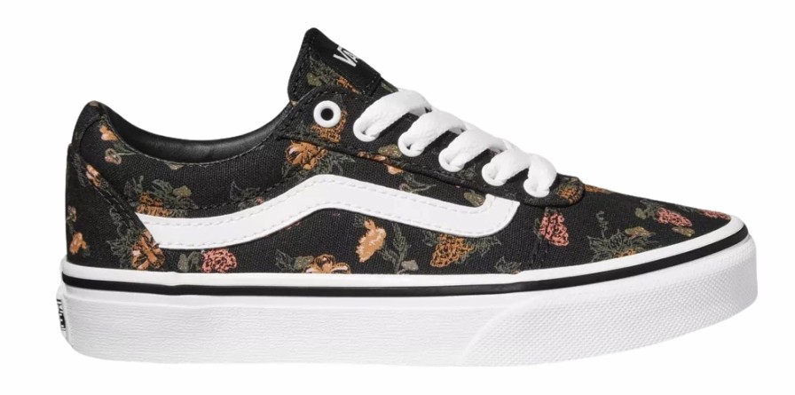 Enfant Vans | Baskets Vans Youth Ward Jardin Floral Black White