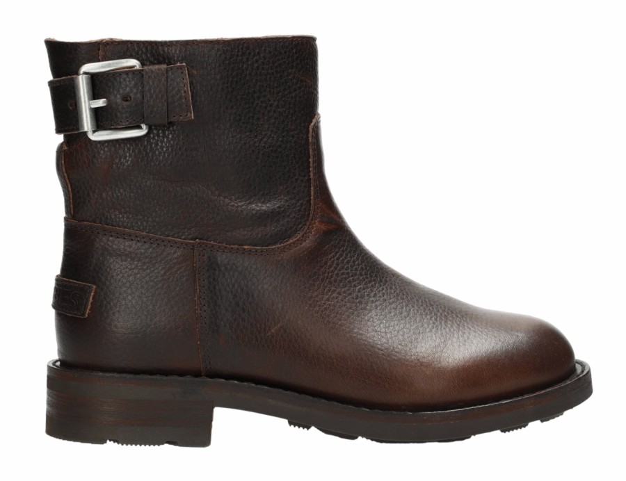 Femme Shabbies Amsterdam | Bottines Shabbies Amsterdam Femme Alyd Boot Dark Brown