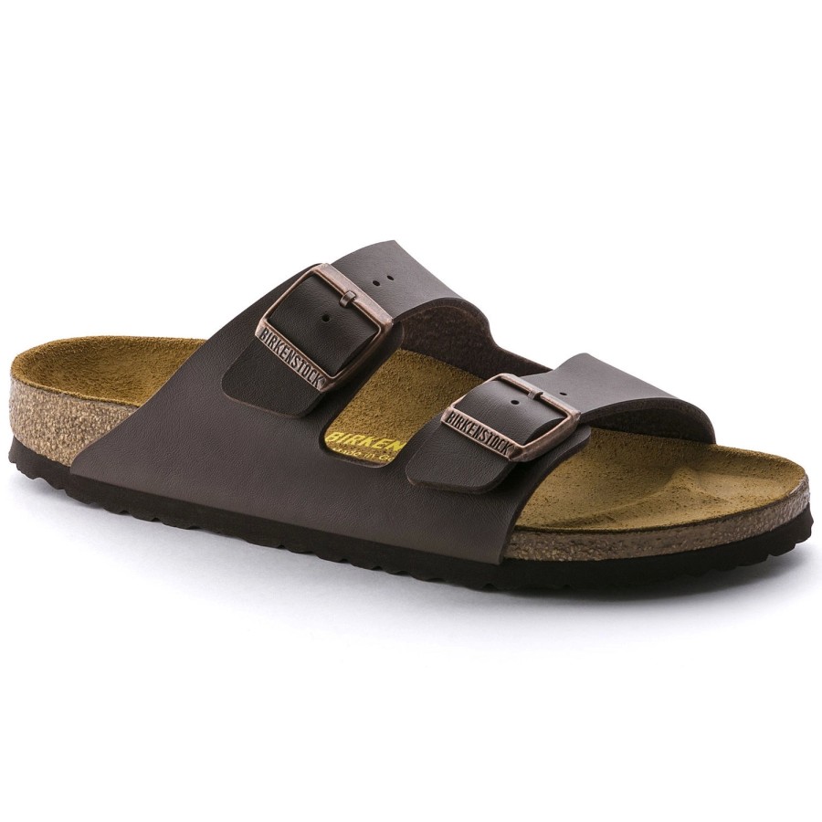 Homme Birkenstock | Sandales Birkenstock Unisexe Arizona Brown Regular