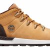 Homme Timberland | Bottines A Lacets Timberland Men Sprint Trekker Mid Wheat Nubuck W Brown