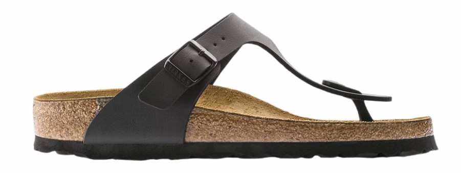 Homme Birkenstock | Tongs Birkenstock Unisexe Gizeh Noir Regular