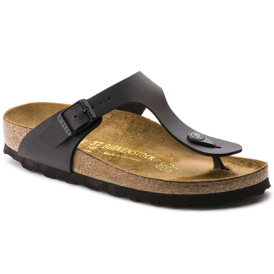 Homme Birkenstock | Tongs Birkenstock Unisexe Gizeh Noir Regular