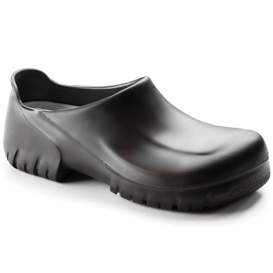 Femme Birkenstock | Sabots Birkenstock Unisexe Alpro A640 With Steel Toe Cap Black