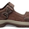 Homme Teva | Sandales Teva Men Tanway Leather Chocolate Brown