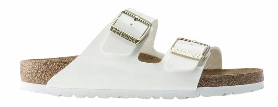 Homme Birkenstock | Sandales Birkenstock Unisex Arizona Bf White Narrow