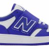 Enfant New Balance | Baskets New Balance Enfant Phb480 Wh Marine Blue Blanc