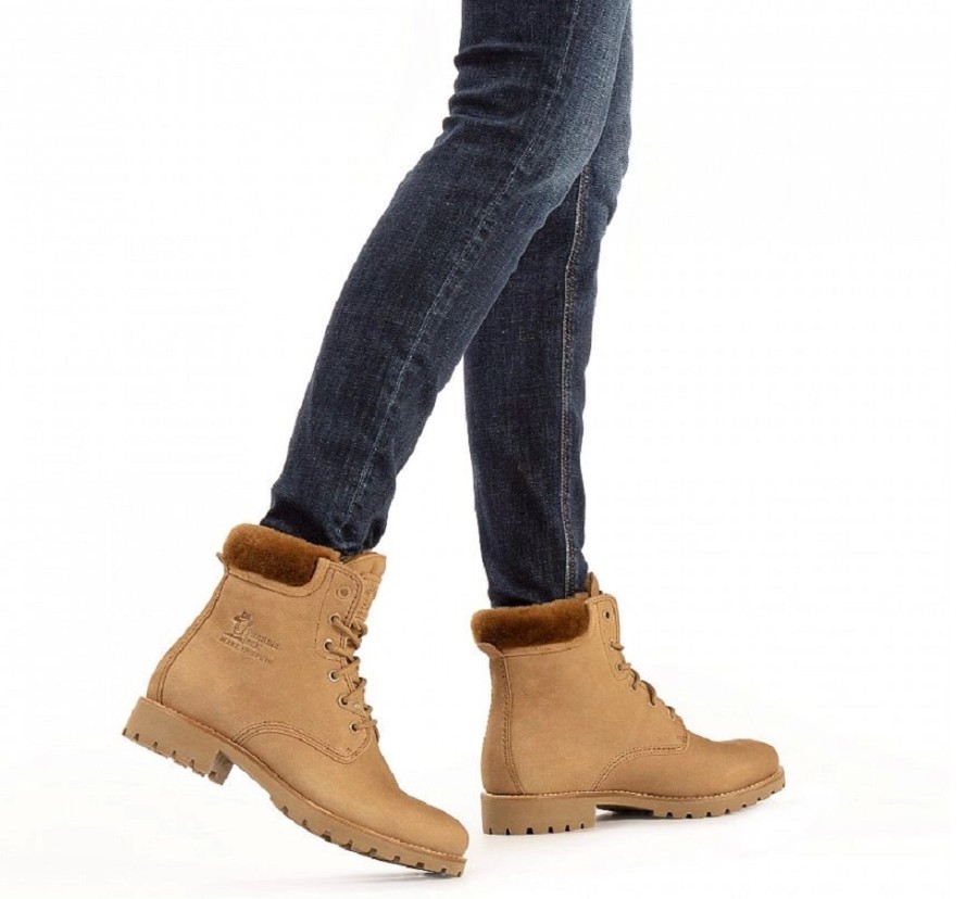 Femme Panama Jack | Boots Panama Jack Femme Panama 03 Igloo Trav B31 Nobuck Camel