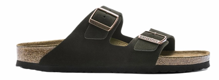 Homme Birkenstock | Sandales Birkenstock Unisexe Arizona Mocca Narrow Sfb