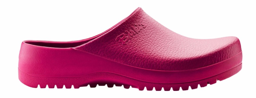 Femme Birkenstock | Sabots Birkenstock Femme Super Birki Pu Rasberry Sorbet Regular