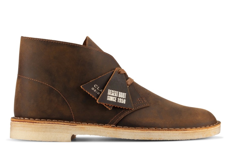 Homme Clarks Originals | Chaussures Clarks Originals Homme Desert Boot Beeswax Leather 2021