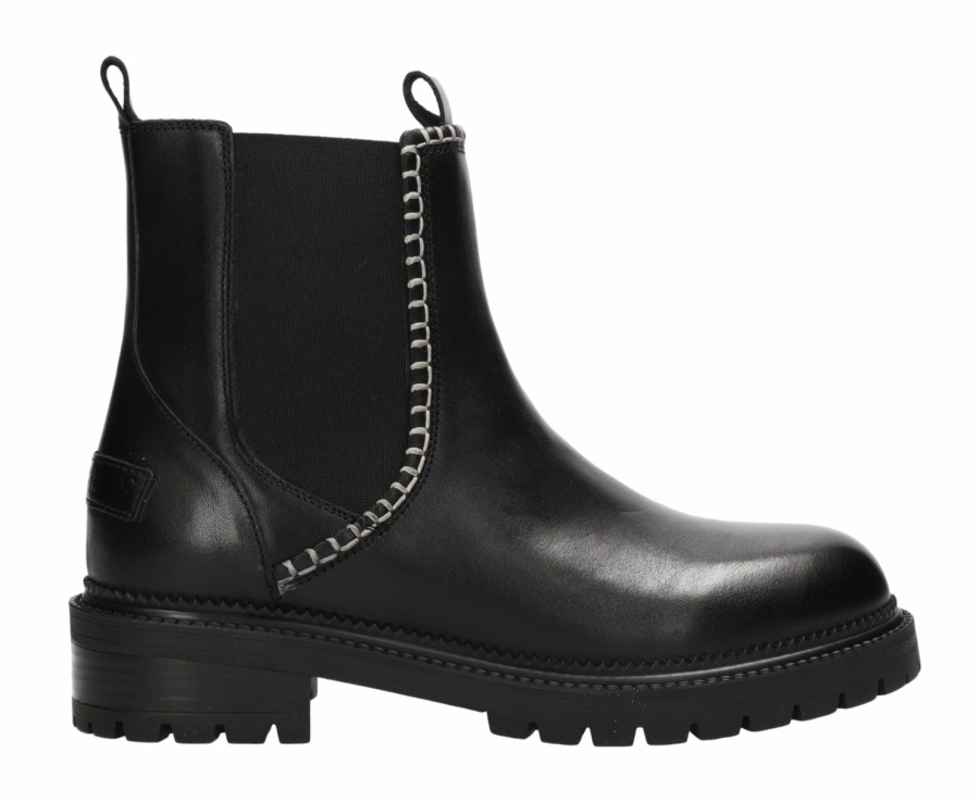 Femme Shabbies Amsterdam | Bottes Shabbies Amsterdam Femme Tirza Chelsea Bottes Black