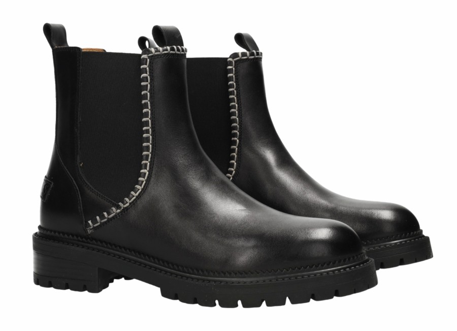 Femme Shabbies Amsterdam | Bottes Shabbies Amsterdam Femme Tirza Chelsea Bottes Black