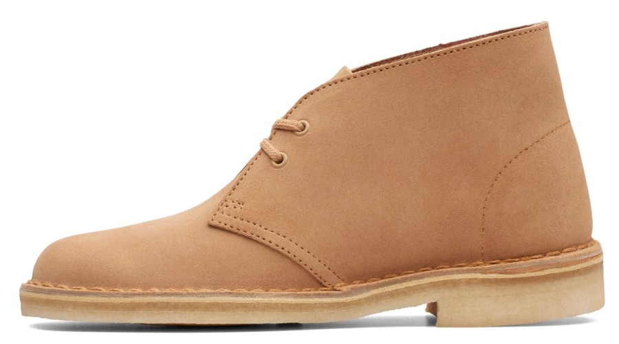 Femme Clarks Originals | Chaussures Clarks Originals Femme Desert Boot Light Tan