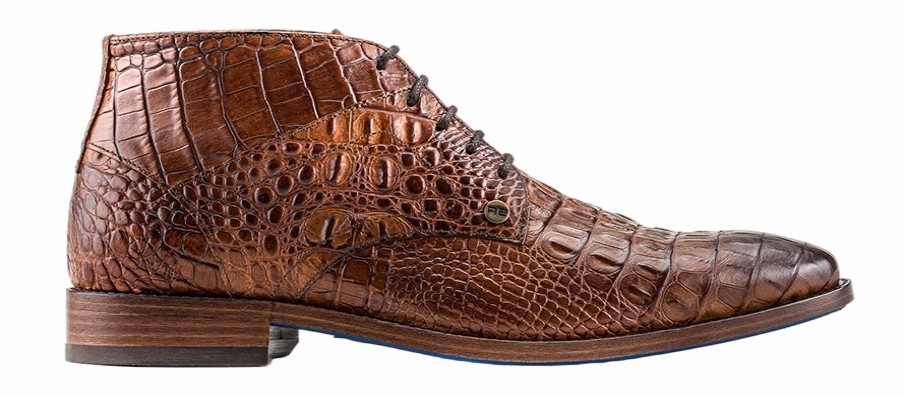 Homme Rehab | Chaussures Rehab Men Barry Croco Brown