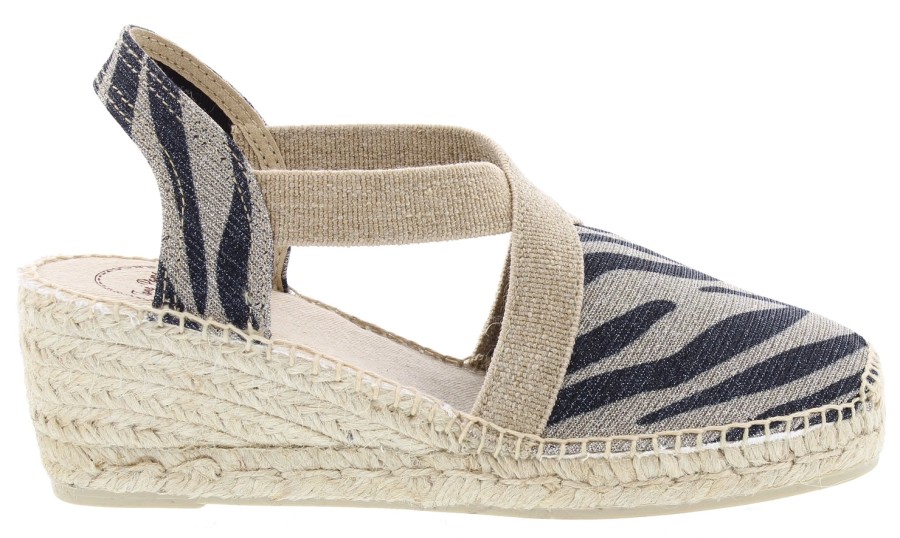 Femme Toni Pons | Espadrilles Toni Pons Triton Zebra Noir