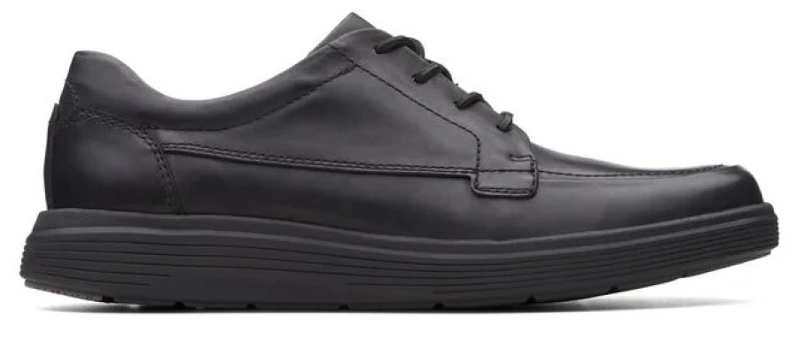 Homme Clarks | Chaussures A Lacets Clarks Men Un Abode Ease Black Leather