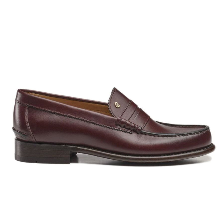 Homme Greve | Mocassins Greve Kansas G Bordeaux Calfs