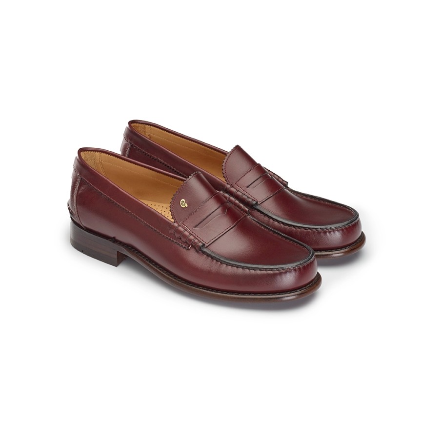 Homme Greve | Mocassins Greve Kansas G Bordeaux Calfs