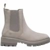 Femme Timberland | Bottes Timberland Women Cortina Valley Chelsea Lt Taupe Nubuck Pure Cashmere