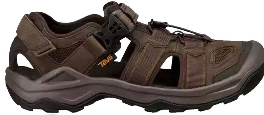 Homme Teva | Sandales Teva Men Omnium 2 Leather Turkish Coffee