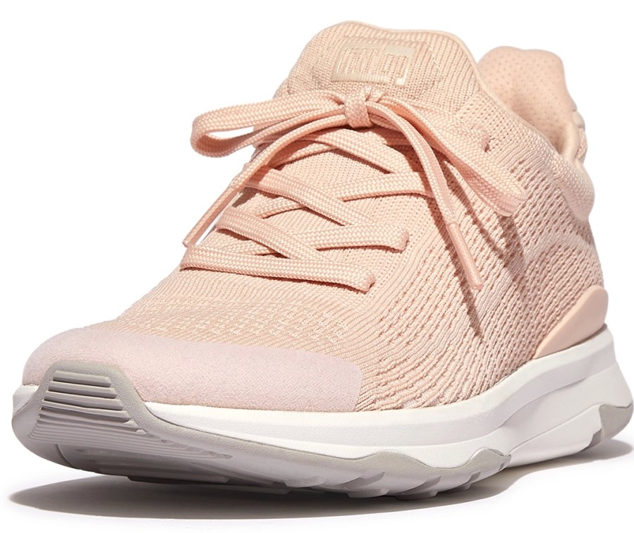 Femme FitFlop | Baskets Fitflop Women Vitamin Ffx Knit Sports Sneakers Rose Foam Mix