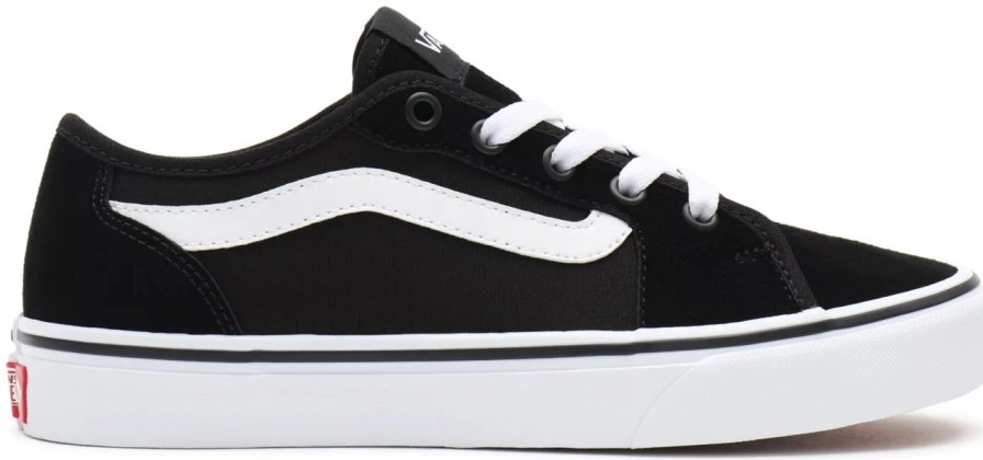 Femme Vans | Baskets Vans Femme Filmore Decon Suede Canvas Black White