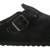 Femme Birkenstock | Sabot Birkenstock Unisex Boston Sfb Black Regular