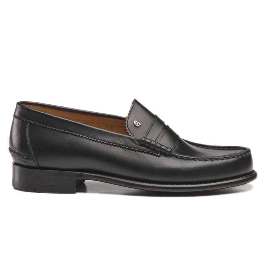 Homme Greve | Mocassins Greve Kansas K Black Calfs