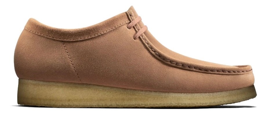 Femme Clarks Originals | Chaussures Clarks Femme Wallabee Sandstone Suede