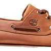 Homme Timberland | Chaussures Bateau Timberland Homme Classic Boat 2 Eye Md Org Full Grain